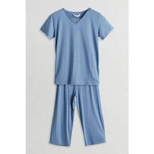 Pijama cu model uni si maneci scurte imagine