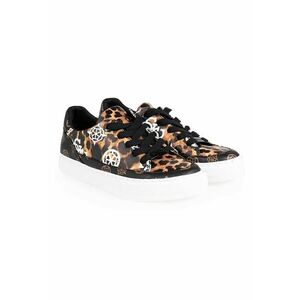 Pantofi sport din piele ecologica cu animal print Lusey - imagine