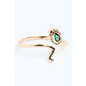Inel in forma de sarpe decorat cu zirconia imagine