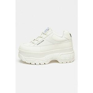 Pantofi sport demi-wedge de piele Sporty imagine