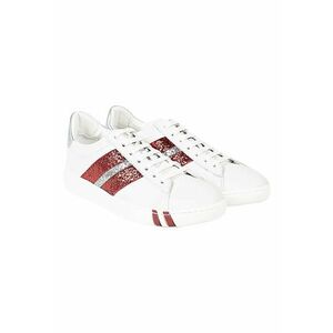 Pantofi sport din piele naturala cu particule stralucitoare Wiolina - imagine