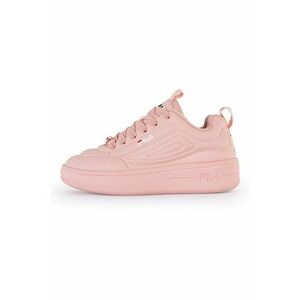 Pantofi sport din piele ecologica cu talpa flatform si logo Superbubble imagine