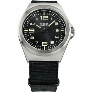 Ceas barbatesc P59 Essential M - mecanism quartz ETA 805.112 - rezistent la apa - 10 ATM - curea textila - negru imagine