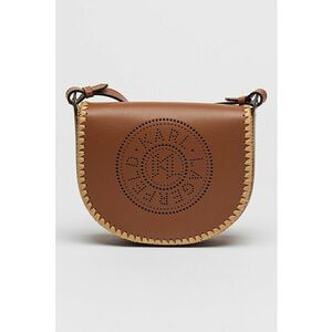 Geanta crossbody de piele cu logo imagine