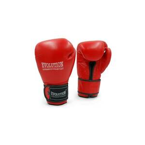 Manusi box profesionale PRO++ - piele naturala - rosu - 14oz imagine