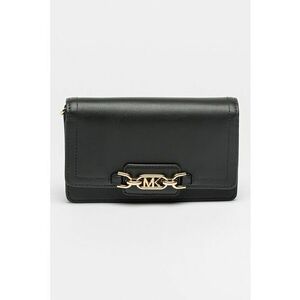 Geanta crossbody de piele cu logo metalic Heather imagine