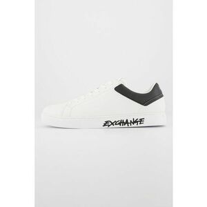 Pantofi sport de piele cu logo pe talpa imagine