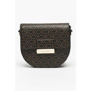 Geanta crossbody de piele ecologica cu imprimeu logo imagine
