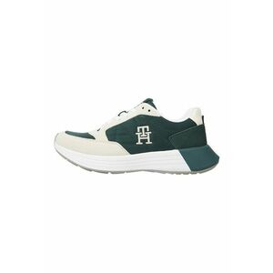 Pantofi sport low-cut cu garnituri de piele imagine
