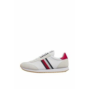 Pantofi sport de piele ecologica cu garnituri de piele intoarsa imagine