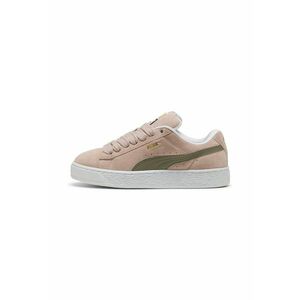 Pantofi sport din piele intoarsa cu insertii de piele imagine