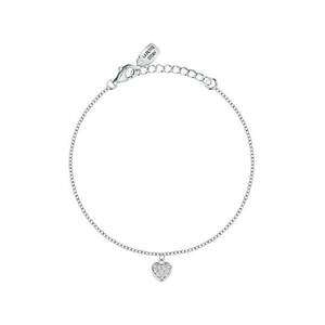 Bratara de argint veritabil cu talisman in forma de inima cu zirconia imagine