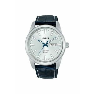 Ceas Classic RL499BX9 - automat - alb - curea piele albastra - 42mm - rezistent la apa 100m imagine
