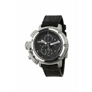 Ceas - Chimera 9592 - automat - 46mm - negru - curea din piele naturala imagine