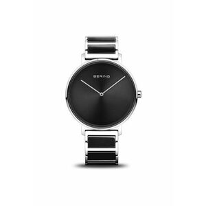 Ceas dama - Inox - Quartz - Negru/Argintiu imagine