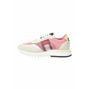 Pantofi sport de plasa cu insertii de piele intoarsa imagine