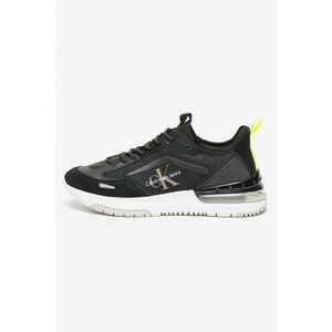 Pantofi sport de plasa cu insertii de piele imagine