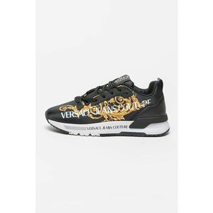 Pantofi sport din material textil cu imprimeu logo imagine