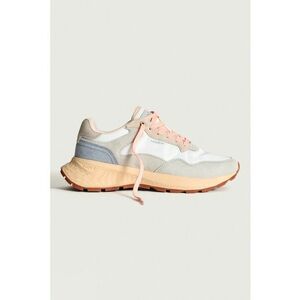Pantofi sport low-cut din piele intoarsa cu garnituri din material textil imagine