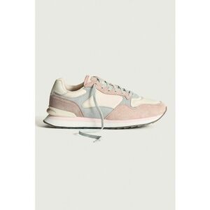 Pantofi sport cu garnituri din piele intoarsa imagine