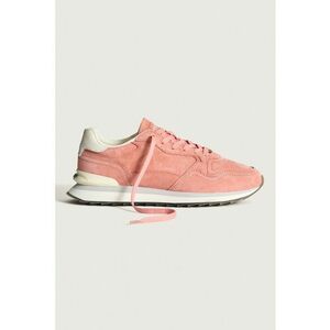 Pantofi sport din piele intoarsa cu detalii contrastante imagine
