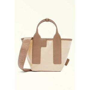 Geanta shopper cu garnituri de piele Piuma imagine