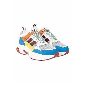 Pantofi sport cu insertii de piele - imagine
