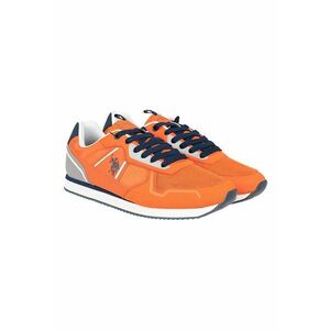 Pantofi sport cu insertii de piele ecologica - imagine