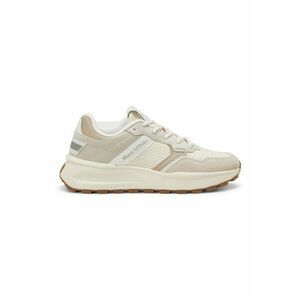 Pantofi sport cu insertii de piele si piele intoarsa imagine