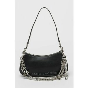Geanta crossbody din piele cu bareta detasabila din lant imagine
