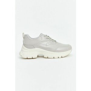 Pantofi sport demi-wedge din piele ecologica imagine