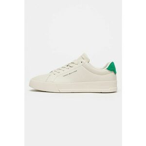 Pantofi sport din piele cu insertii din piele intoarsa imagine
