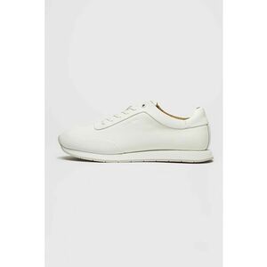 Pantofi sport din piele cu model uni imagine