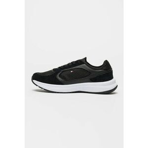 Pantofi sport din piele intoarsa cu insertii din material textil imagine