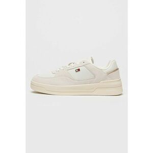 Pantofi sport cu talpa flatform si garnituri din piele imagine