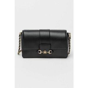 Geanta crossbody de piele cu bareta din lant imagine