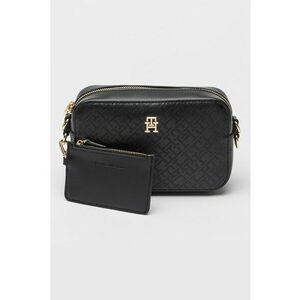 Geanta crossbody de piele ecologica cu model monograma Distinct imagine