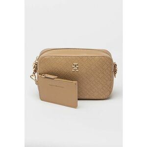 Geanta crossbody de piele ecologica cu model monograma Distinct imagine