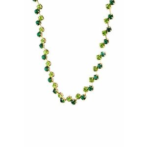 Colier placat cu aur de 18K si decorat cu zirconia Dance imagine