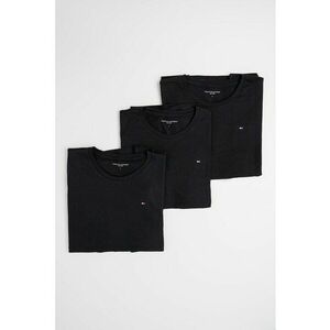 Set de tricouri din bumbac cu model uni - 3 piese imagine
