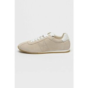 Pantofi sport din piele intoarsa cu detaliu perforat imagine