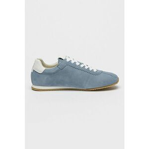 Pantofi sport din piele intoarsa cu detaliu perforat imagine