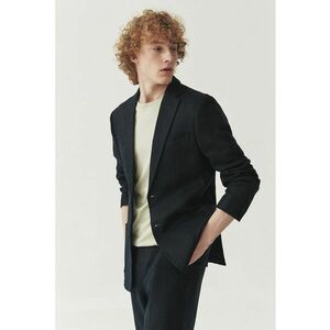 Sacou regular-fit din in imagine