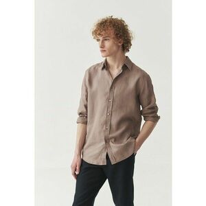 Camasa relaxed-fit din in imagine