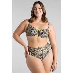 Costum de baie din doua piese cu animal print imagine