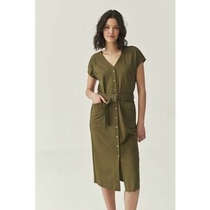 Rochie midi cu nasturi imagine
