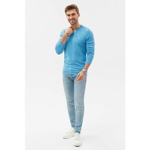 Pulover slim fit cu decolteu in V imagine