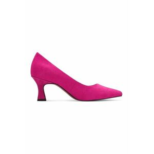 Pantofi de piele intoarsa sintetica cu varf ascutit imagine