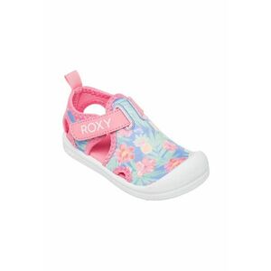 Pantofi cu velcro si model floral imagine
