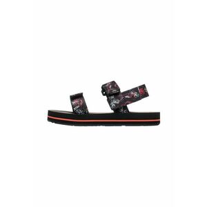 Sandale slingback cu velcro si imprimeu floral Cage imagine